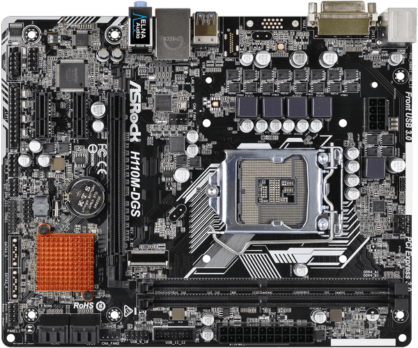 Asrock h110m dgs подключение передней панели